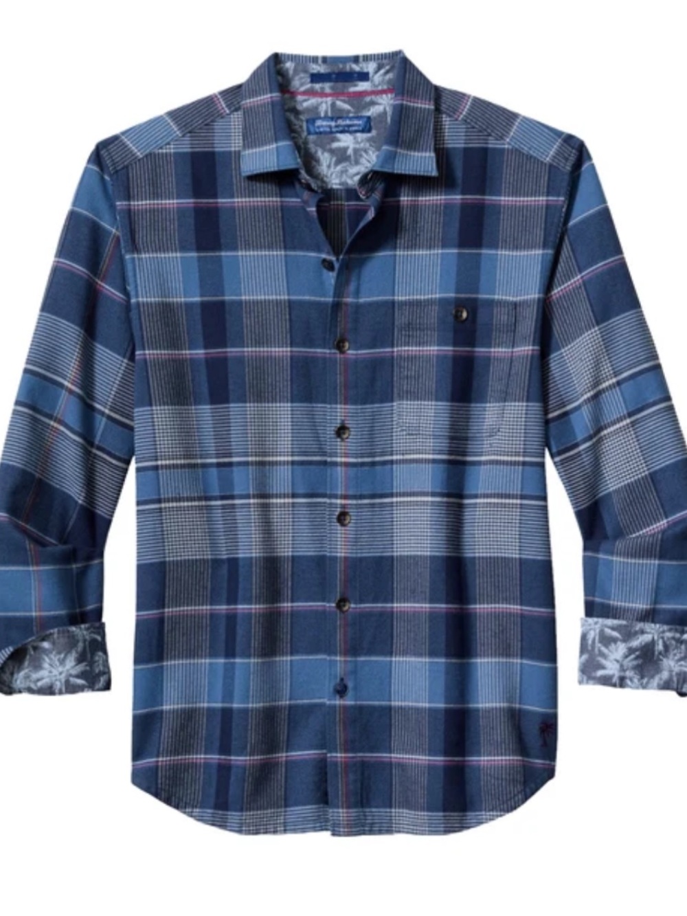 Tommy Bahama Canyon Beach Pebble Cay Plaid Size XXXL
